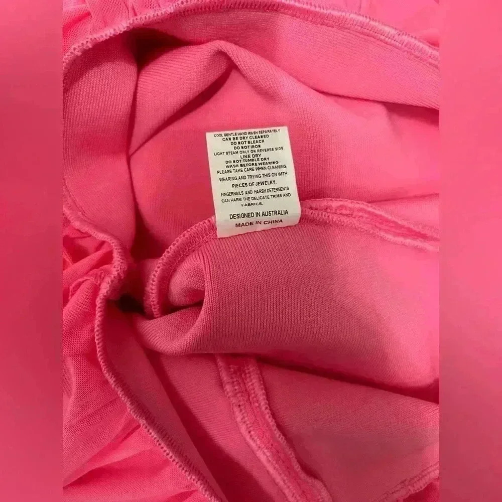 NWT Elliatt Capra Maxi Hot Pink Dress Size XS - Picture 9 of 12